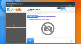 Fix Camera Not Working on Omegle
