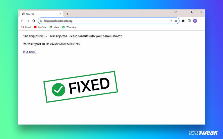 Fix-The-Requested-URL-Was-Rejected-Browser-Error