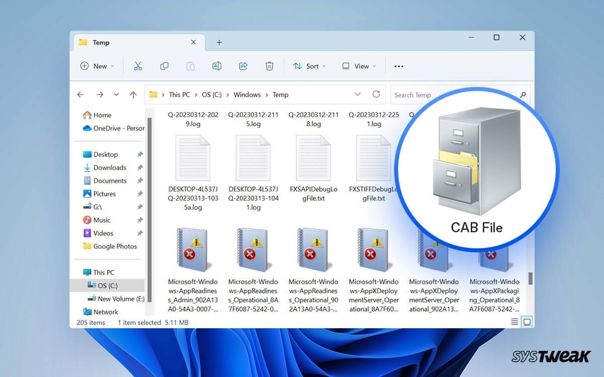 How to delete Windows Temp CAB Files