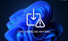 Can’t Download Anything